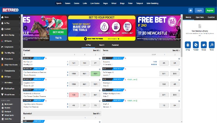 Betfred sports betting site