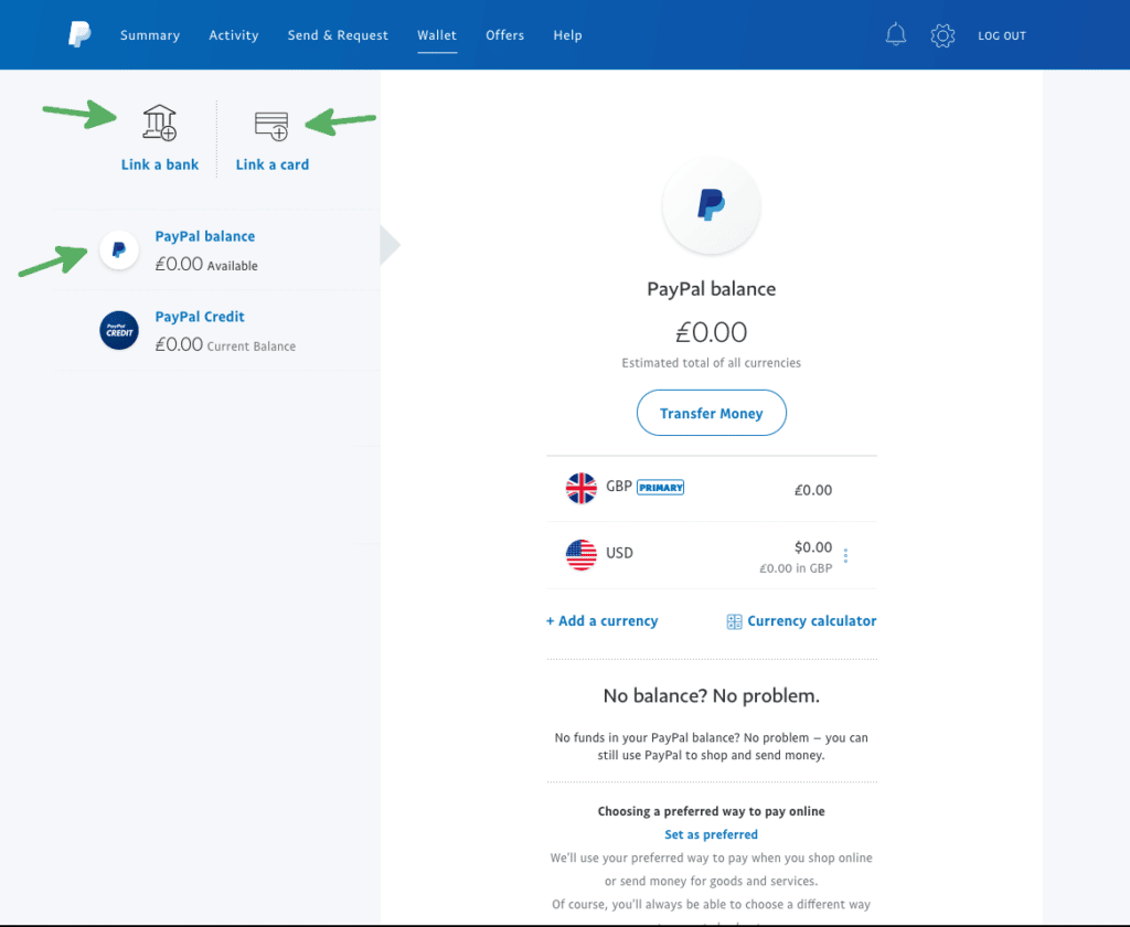 paypal add money