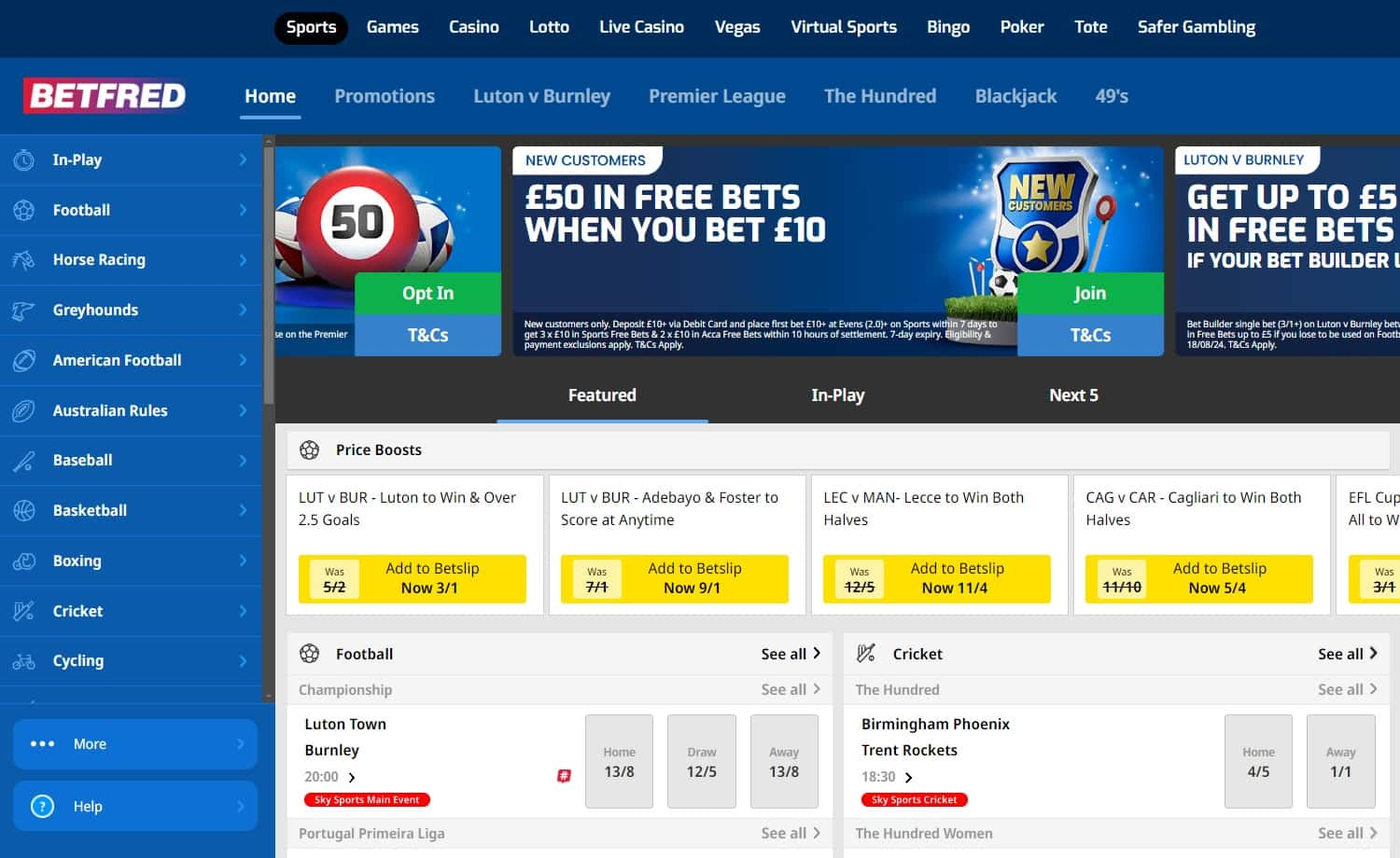 Betfred Paypal betting sites